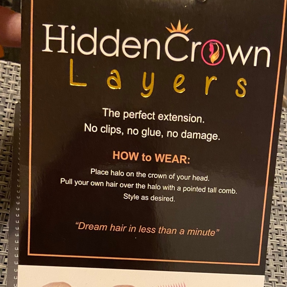 Hidden crown halo